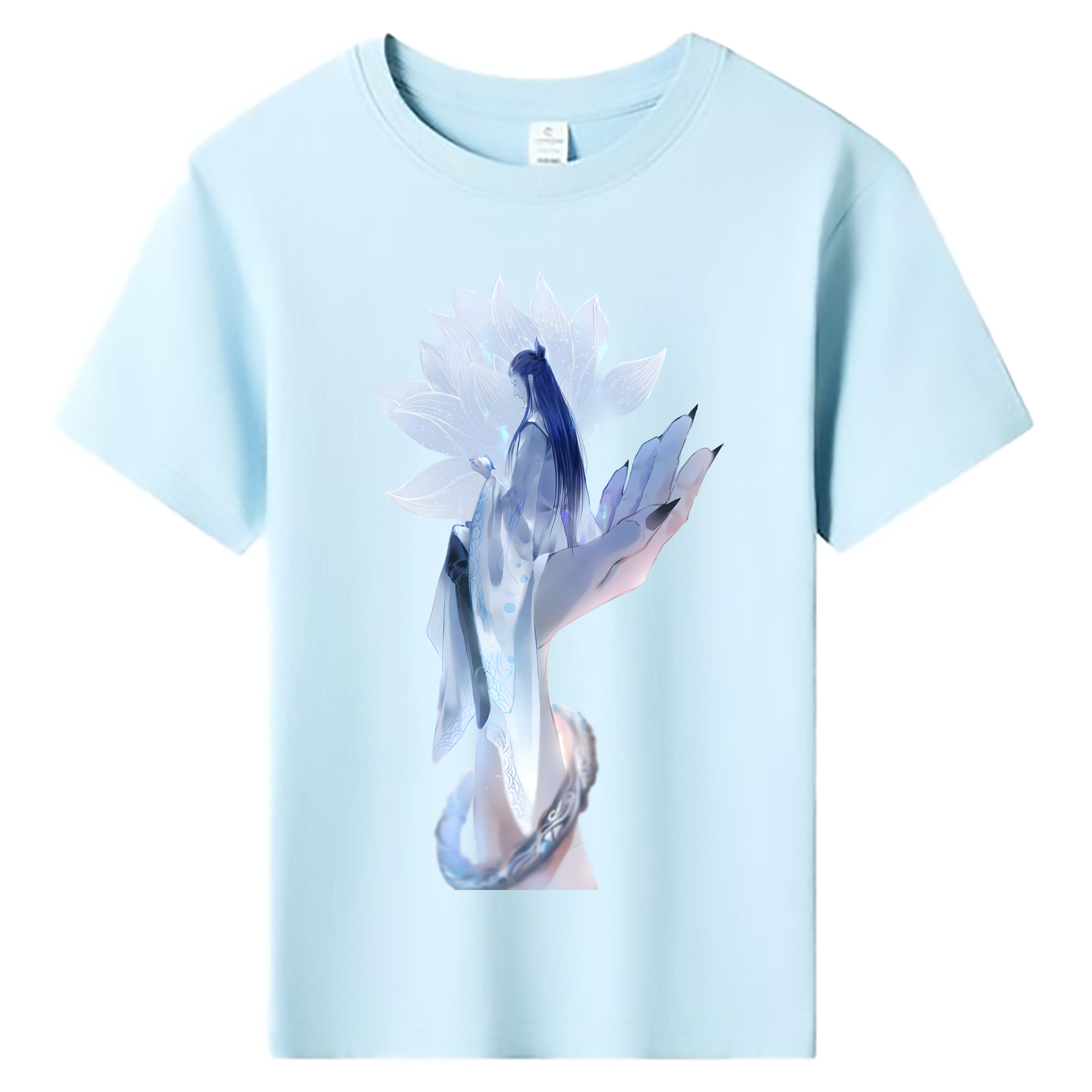 （画像用） Ne Zha 2 ナタ 魔童の大暴れ 綿100％キッズTシャツ（フロントプリント）